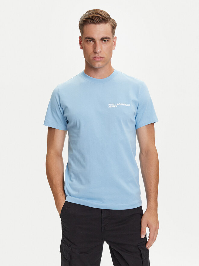 Karl Lagerfeld Jeans Karl Lagerfeld Jeans Camiseta A1M17003 Azul Slim Fit