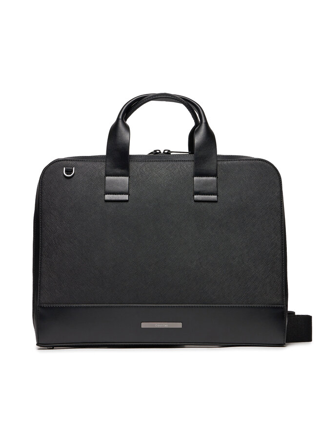 Laptoptasche Calvin Klein Modern Bar Slim Laptop Bag K50K511590 Schwarz eschuhe.at
