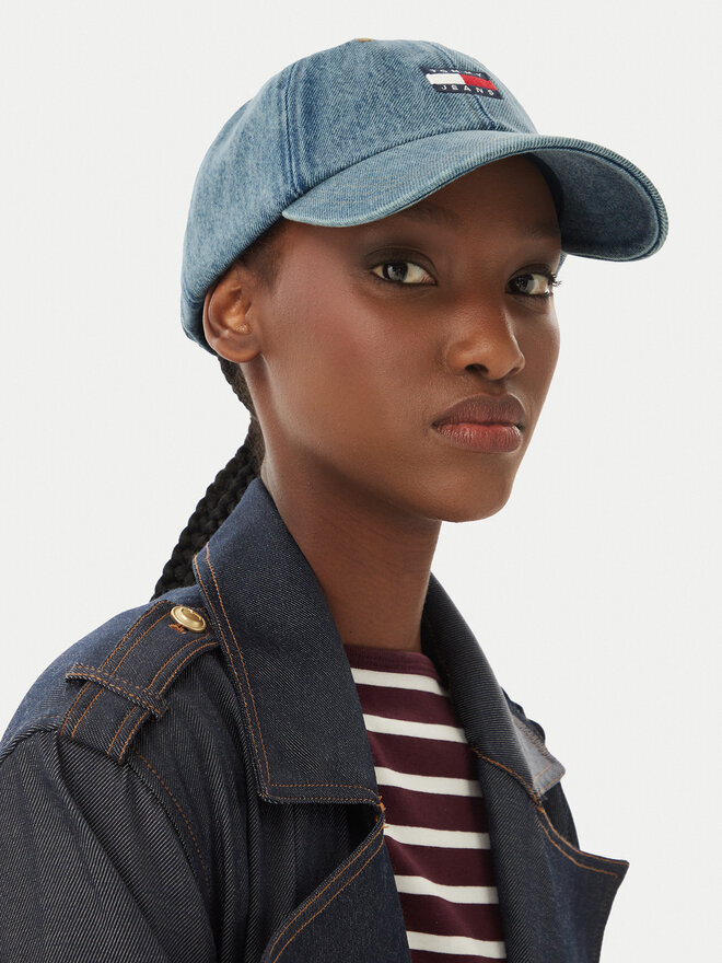 Tommy Jeans Cap Tommy Jeans Tjw Heritage Denim Cap AW0AW18578 Blau