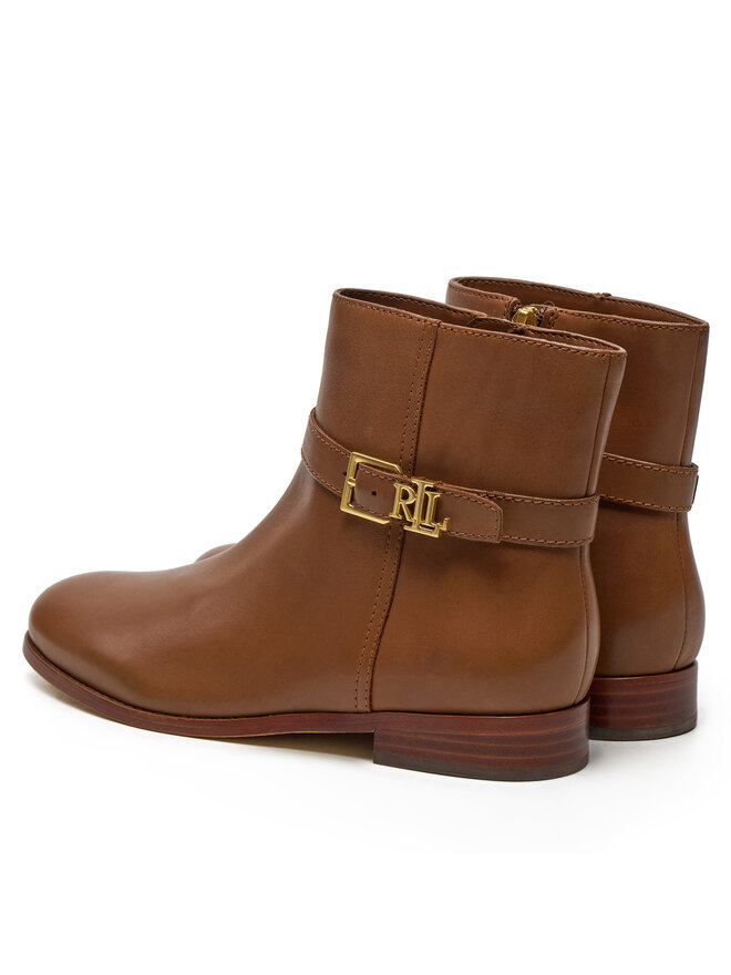 LAUREN RALPH LAUREN Členková obuv Lauren Ralph Lauren 802946807002 Hnedá
