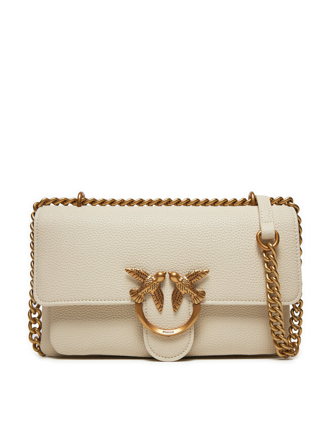 PINKO Kabelka PINKO Love One Soft Mini AI 24-25 PLTT 104528 A29Q Écru