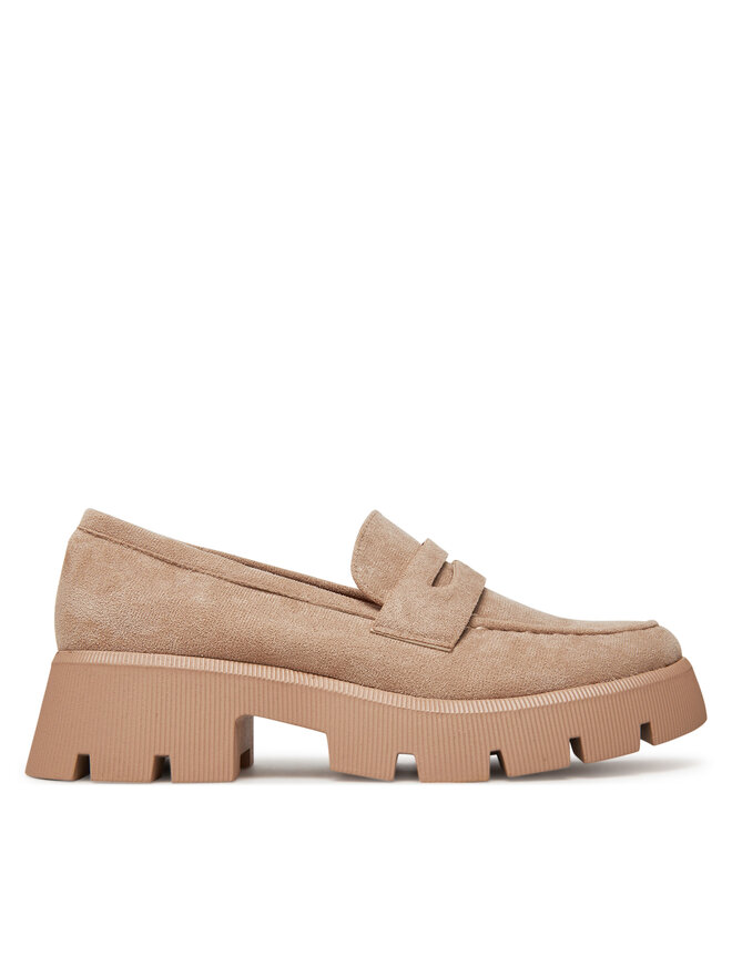 DeeZee Loafersy DeeZee 8-124-1 Beżowy