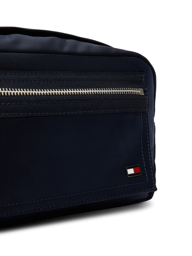 Tommy Hilfiger Kosmetiktasche Tommy Hilfiger Enamel Flag Travel Washbag AM0AM14111 Dunkelblau