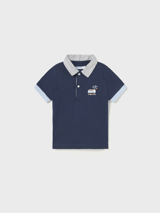 Mayoral Mayoral Polo majica 1104 Mornarsko modra Regular Fit