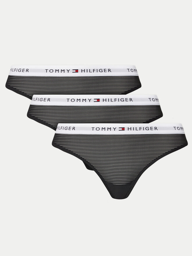Tommy Hilfiger Tommy Hilfiger Набір з 3 пар стрінгів UW0UW05532 Чорний