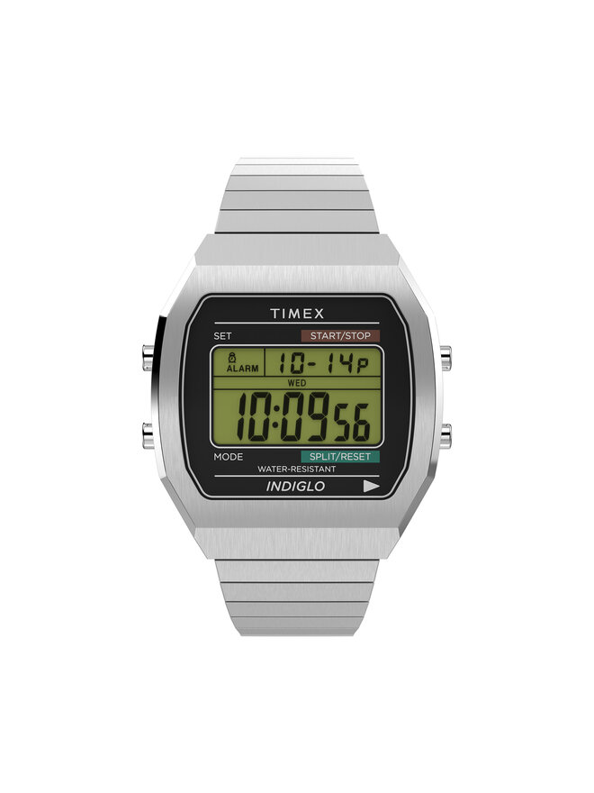 Timex Zegarek Timex T80 TW2W47700 Srebrny