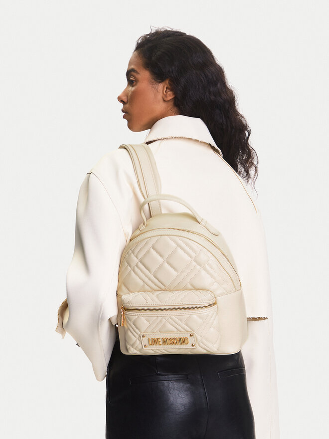 LOVE MOSCHINO Rucksack LOVE MOSCHINO JC4148PP0MLA0110 Écru