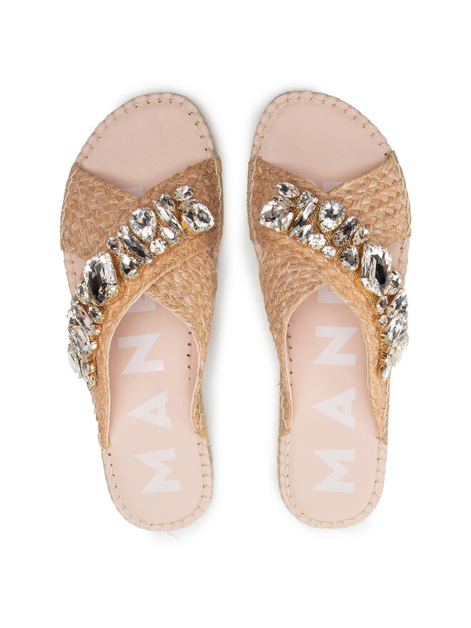 Manebi Espadrilles Manebi Flat Sandals G 5.1 JS Bēšs