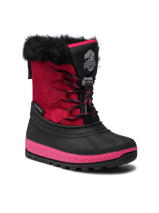 Boatilus Botas de nieve Boatilus Youth Joggy Sint Leather Boot NJ16 VAR.21ZU Rosa
