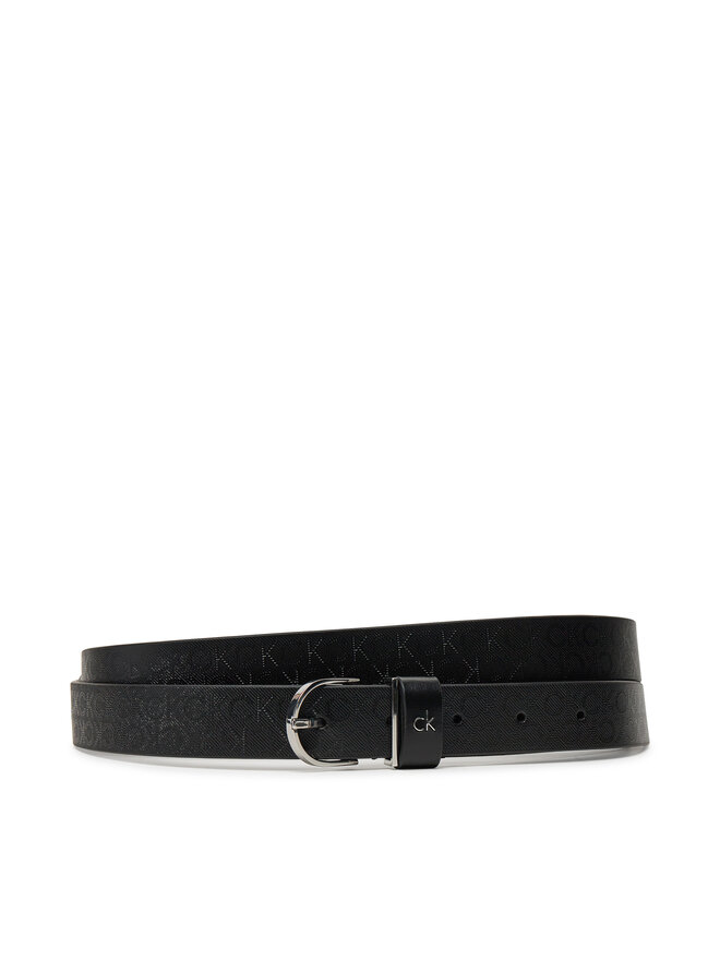 Calvin Klein Ζώνη Γυναικεία Calvin Klein Ck Metal Round Buckle 2.5_Mono K60K613150 Μαύρο