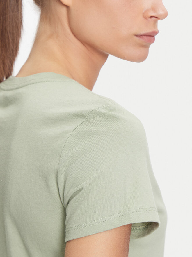 Gap Gap Marškinėliai 417797-14 Žalia Regular Fit