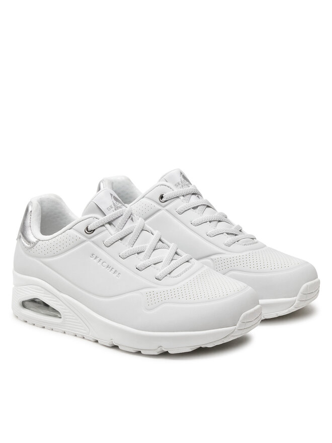 Skechers Сникърси Skechers Uno Shimmer Away 155196/WSL Бял
