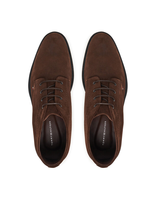 Tommy Hilfiger Μποτίνια Tommy Hilfiger Corporate FM0FM05579 Καφέ
