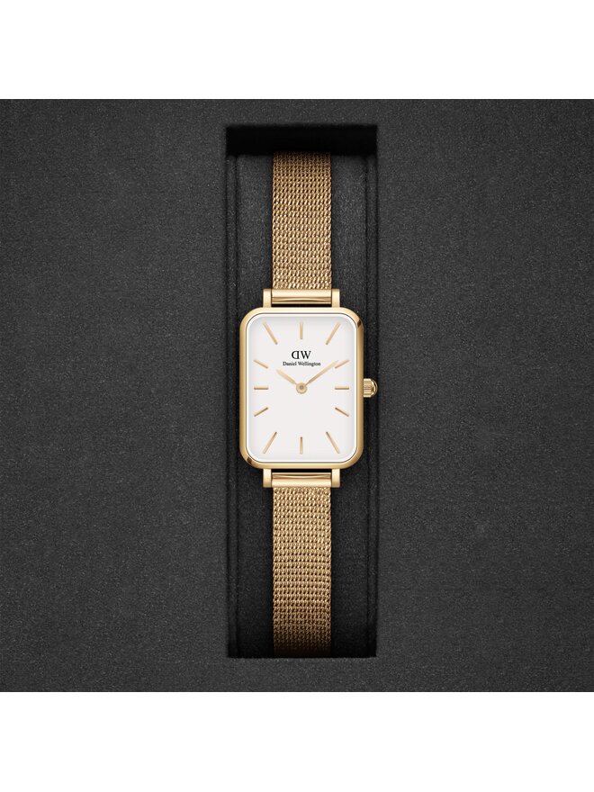 Daniel Wellington Hodinky Daniel Wellington Quadro DW00100556 Zlatá