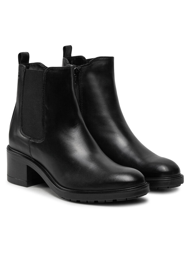 Tamaris Μποτάκια Tamaris 1-25016-43 Μαύρο