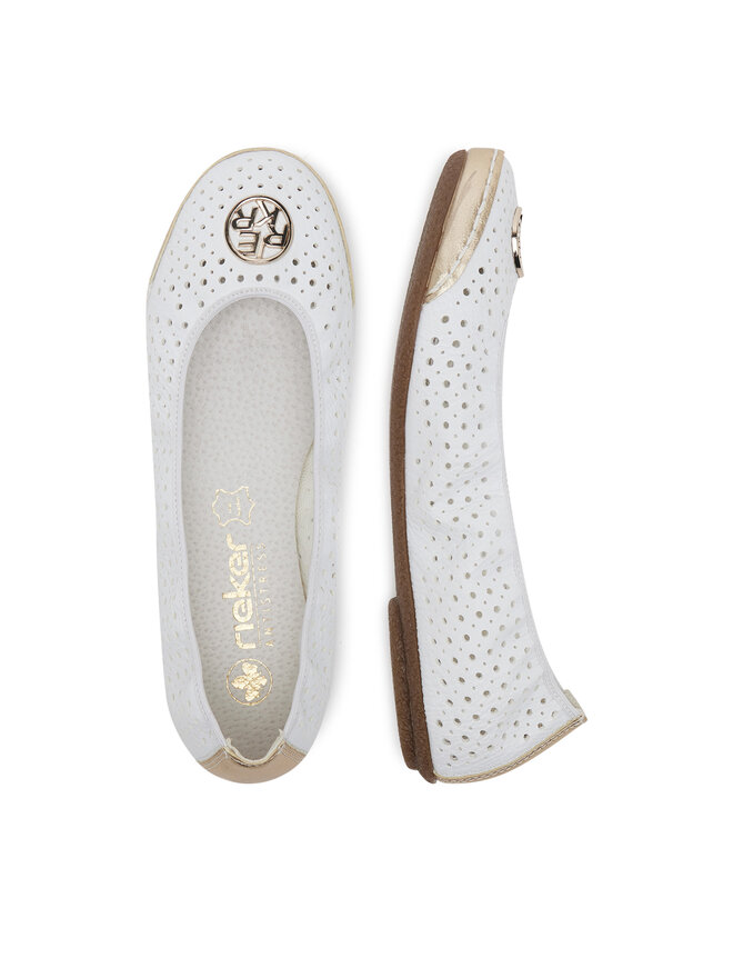 Rieker Balerina Rieker 41459-80 Fehér