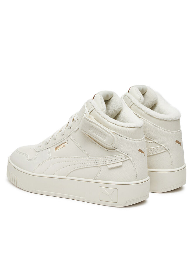 Puma Sneakersy Puma Carina Street Mid Wtr 398050 02 Écru
