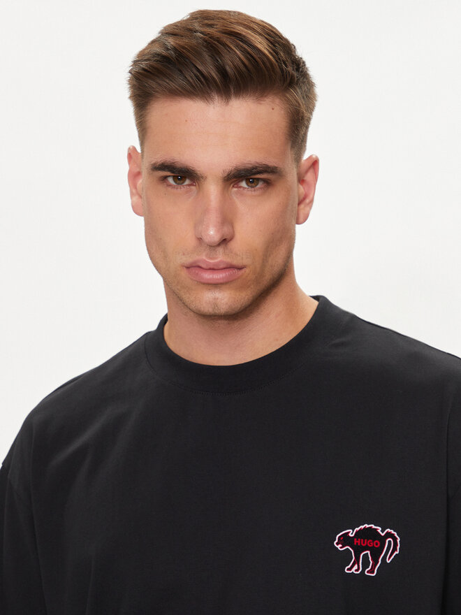 HUGO HUGO Camiseta Dimonade 50518963 Negro Relaxed Fit