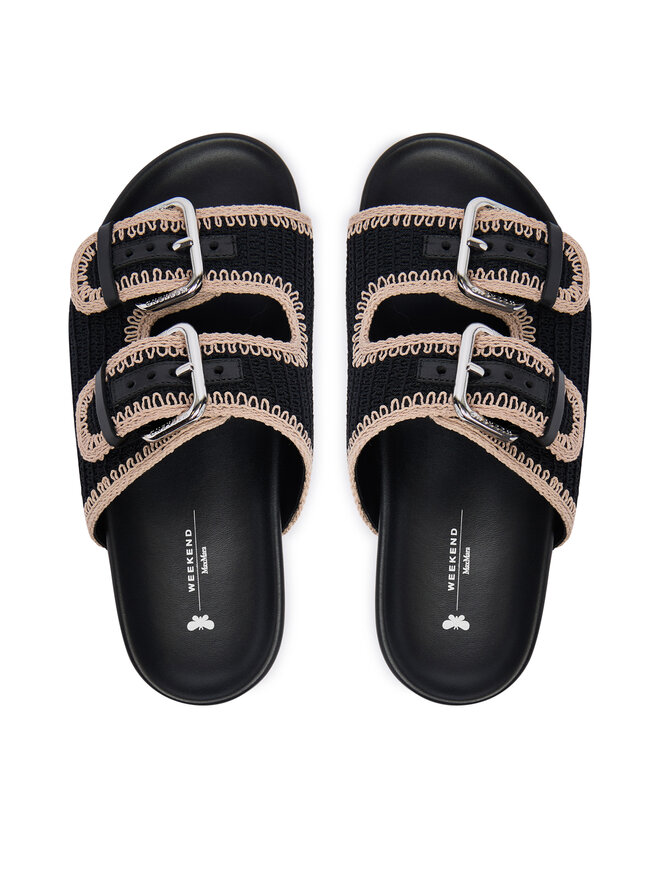 Weekend Max Mara Pantoletten Weekend Max Mara 2615521055600 Schwarz
