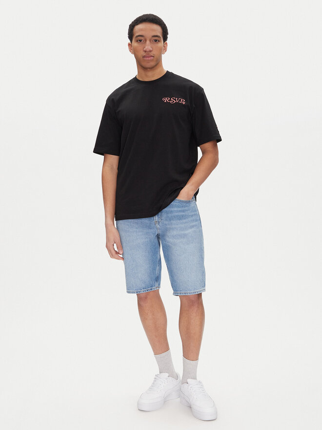 Fila Fila Camiseta Lengeweg FAM0907 Negro Regular Fit