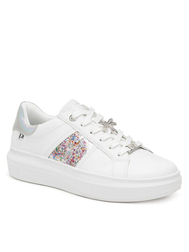 Rieker Revolution Lifestyle Sneakersy Rieker Revolution Lifestyle W1202-83 Biały