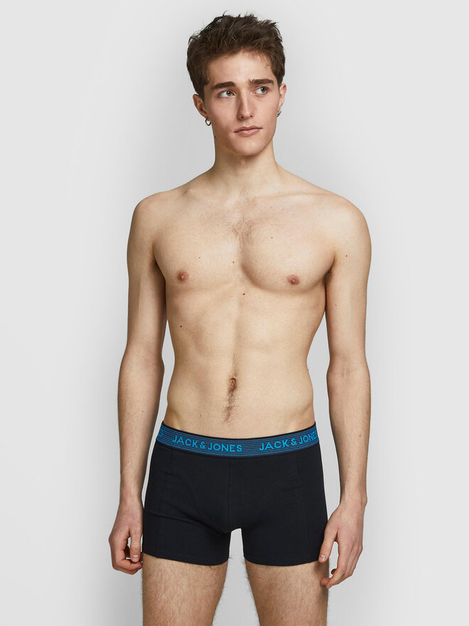 Jack&Jones Jack&Jones Σετ μποξεράκια 3 τμχ Waistband 12127816 Μαύρο
