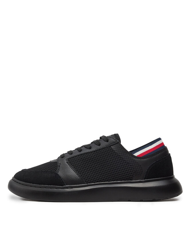 Tommy Hilfiger Sneakersy Tommy Hilfiger Lightweight Cup Seasonal Mix FM0FM04961 Černá