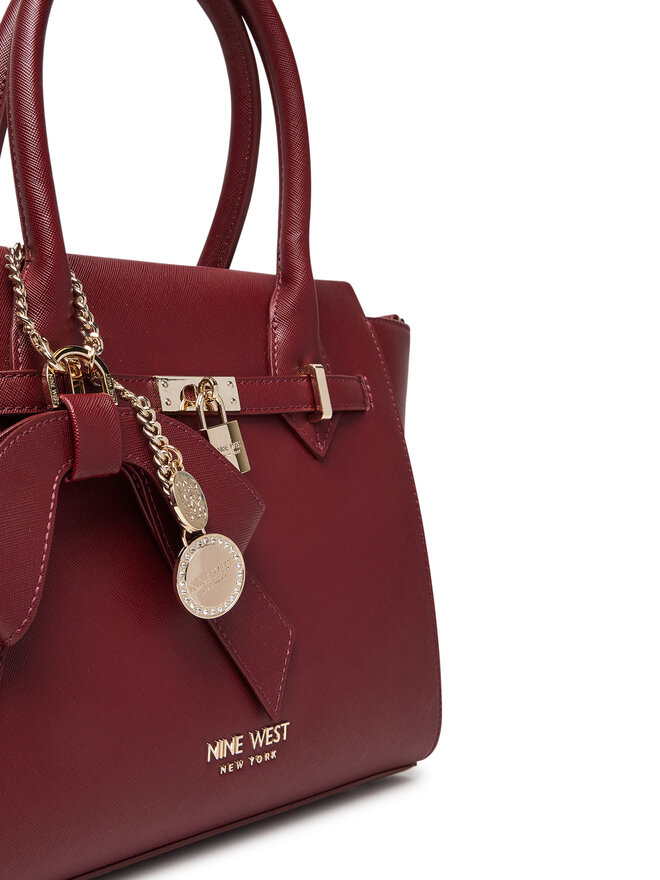 Nine West Handtasche Nine West CEO-Chelsea-Charm-II-LX10185 Dunkelrot