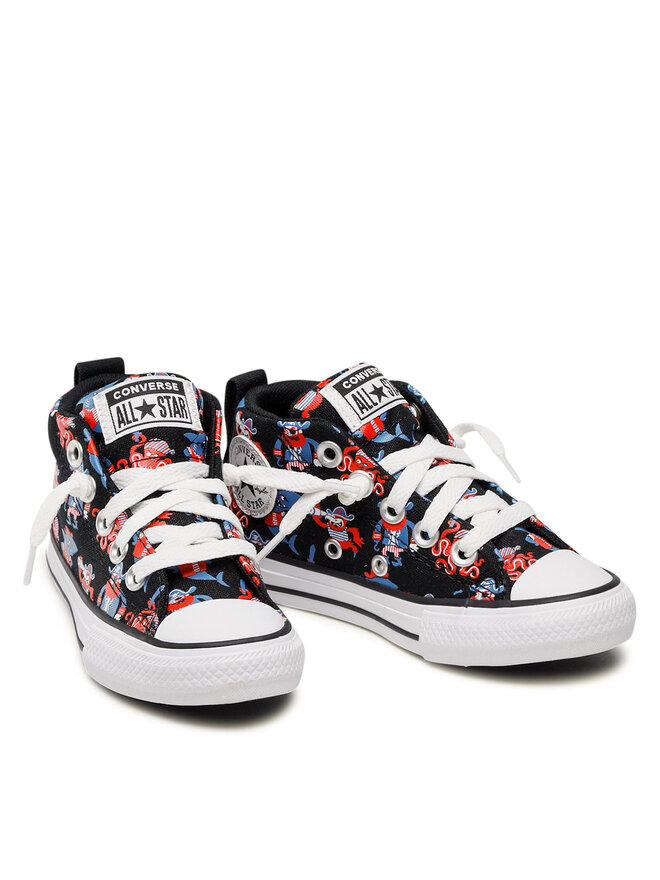 Converse Plátěnky Converse Chuck Taylor All Star Street Mid 672732C Černá