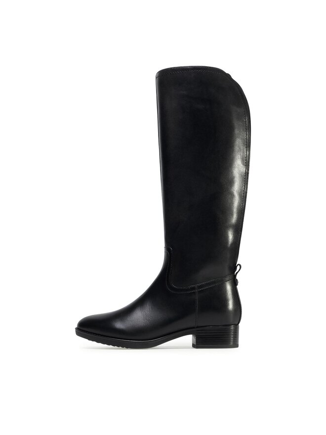 Geox Cizme lungi riding Geox D Felicity A D04G1A 00043 C9999 Negru