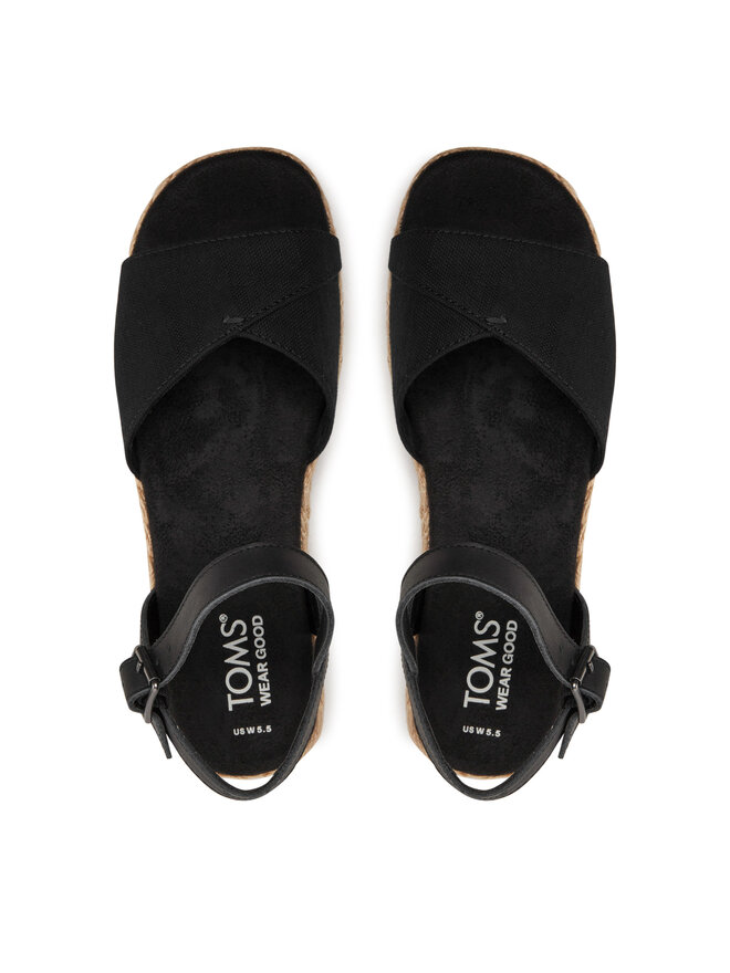 Toms Espadrilles Toms Abby 10020814 Melns
