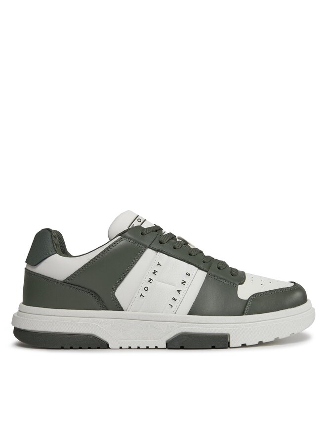 Adidas jeans leather trainers white/green cheap