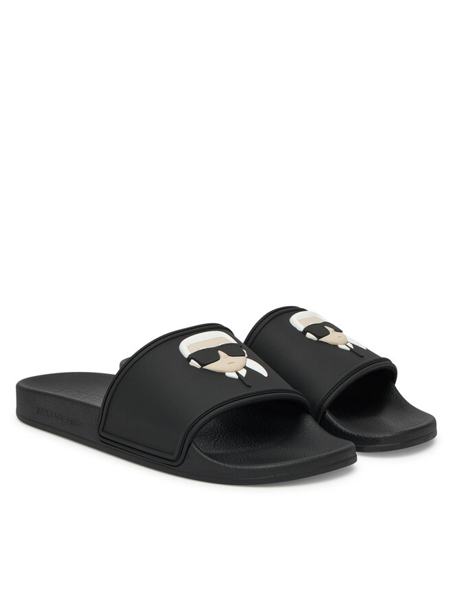 KARL LAGERFELD Natikači KARL LAGERFELD Kondo KL70005A Črna
