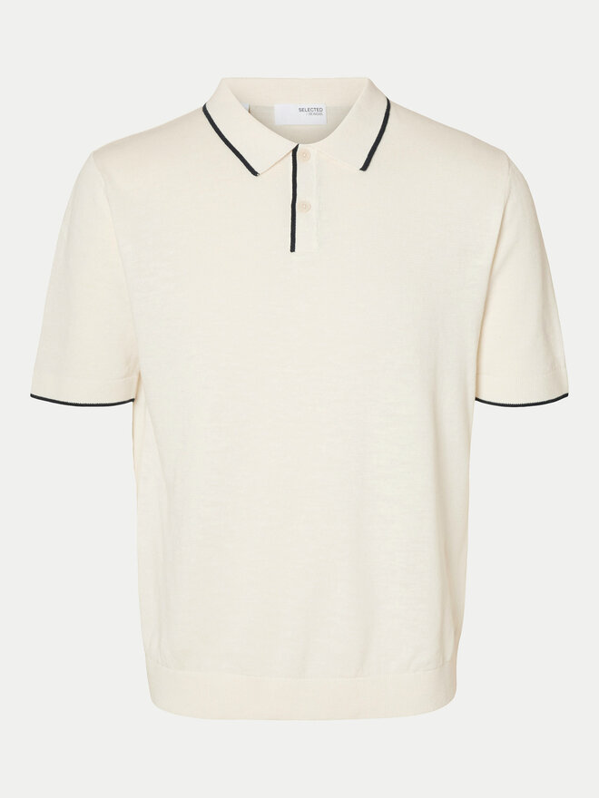 Selected Homme Selected Homme Poloshirt 16096391 Beige Regular Fit