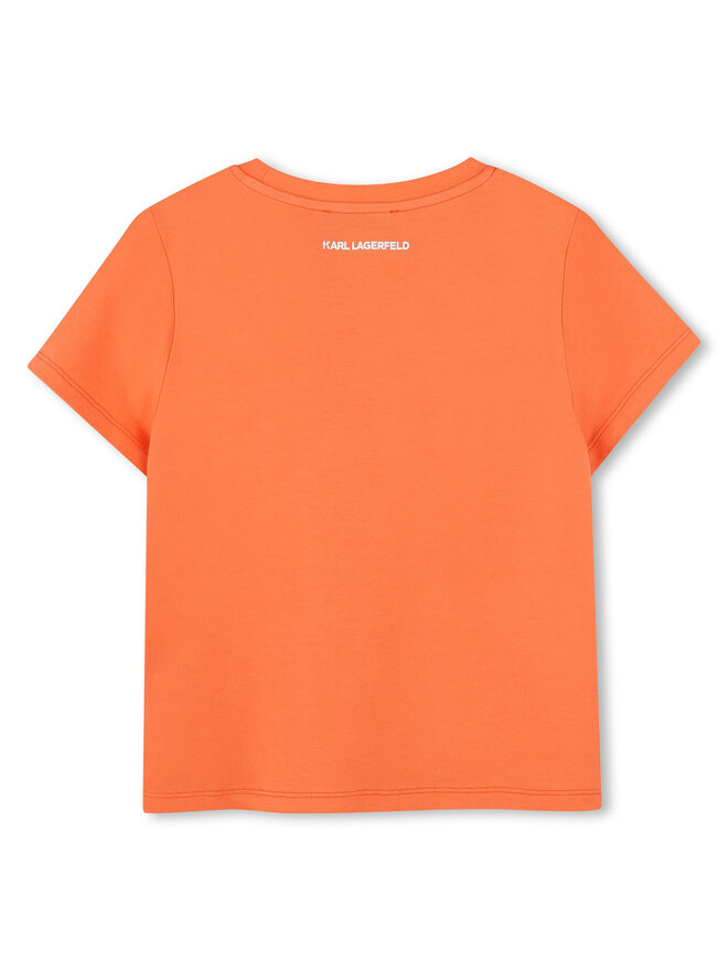 Karl Lagerfeld Kids Karl Lagerfeld Kids Póló Z30492 D Narancssárga Regular Fit