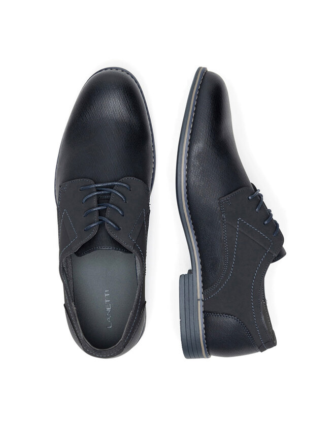 Lanetti Półbuty Lanetti M16AW070-31 Granatowy