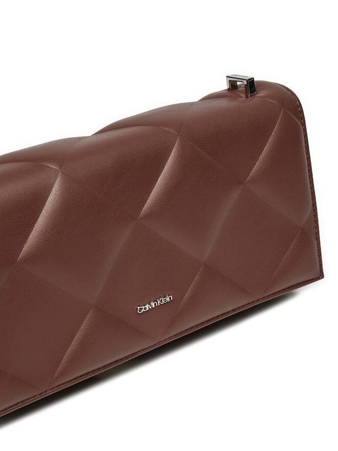 Calvin Klein Borsetta Calvin Klein Diamon Quilt Conv K60K612905 Marrone