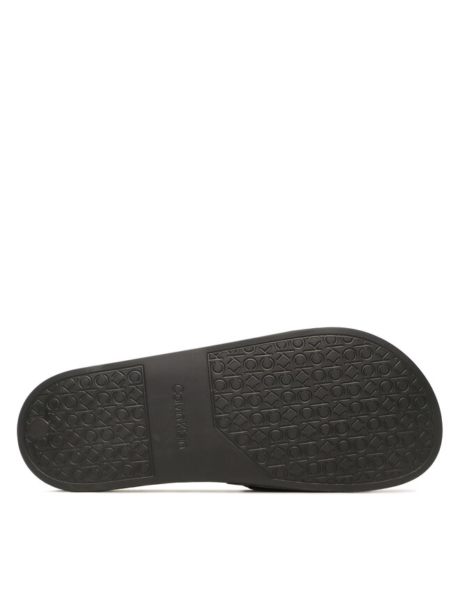 Calvin Klein Pantoletten Calvin Klein Pool Slide Mono HM0HM00963 Schwarz