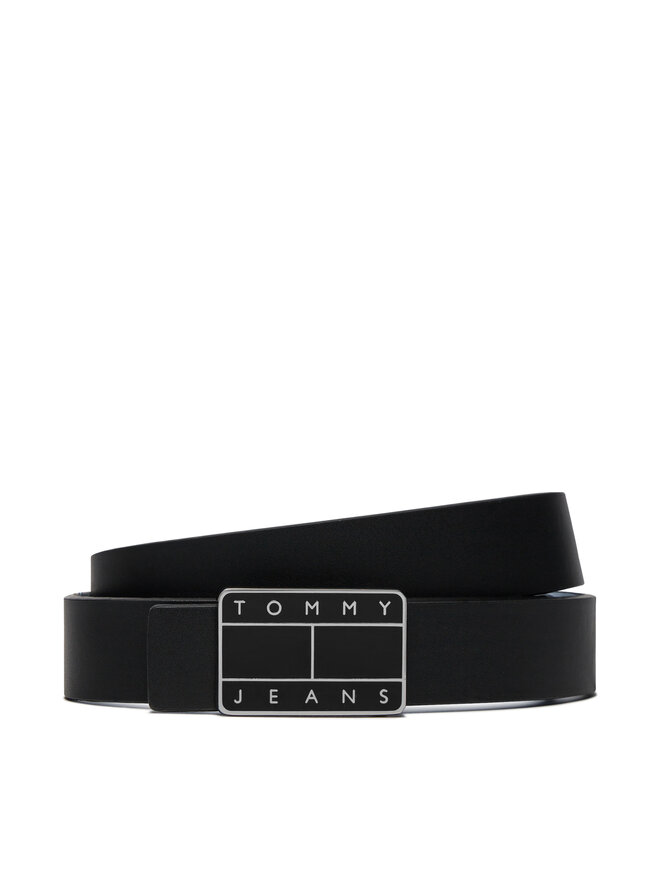 Tommy Jeans Ζώνη Γυναικεία Tommy Jeans Tjw Rev. Leather AW0AW15838 Μαύρο