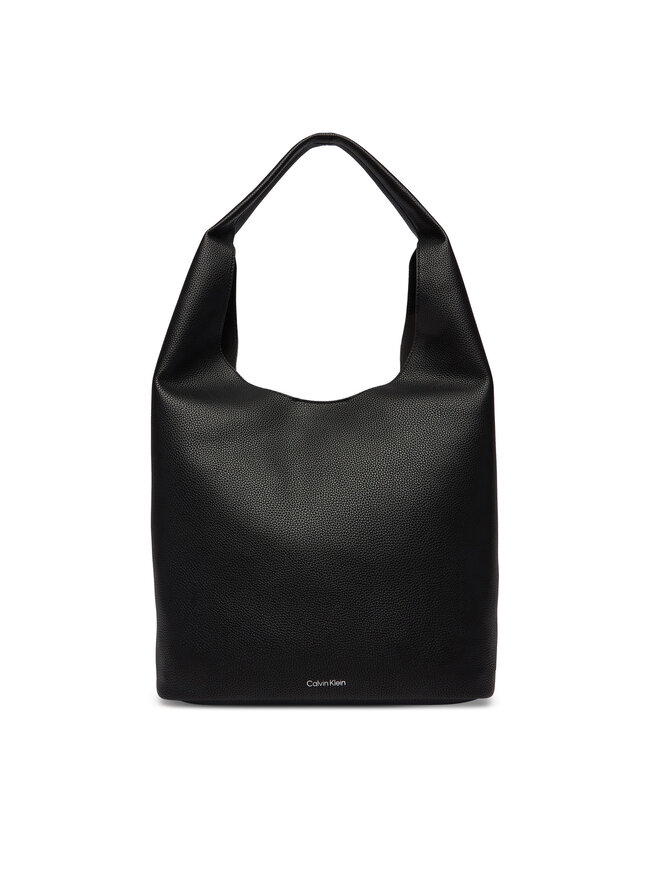Calvin Klein Handtasche Calvin Klein Slouchy Pebble Medium Bag LV04F3596G Schwarz