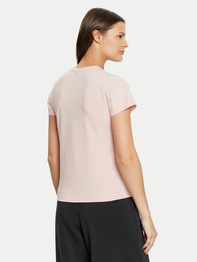 Guess Guess Marškinėliai V4YI21 KCDH1 Rožinė Slim Fit