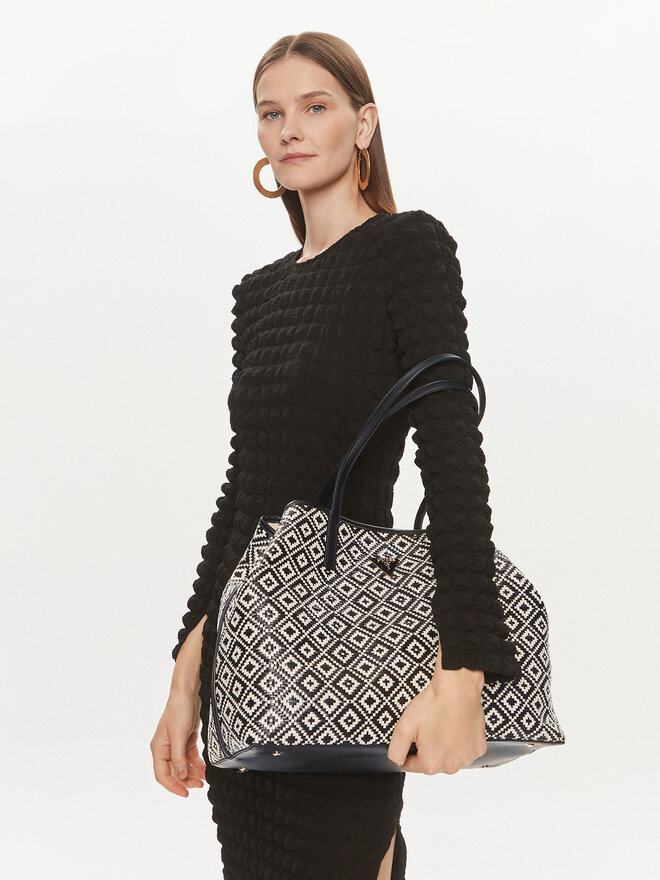 Guess Handtasche Guess Vikky II Large Tote HWWR93 18290 Schwarz