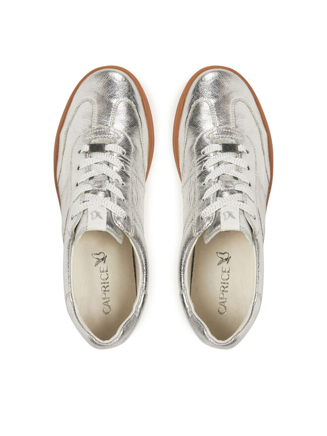 Caprice Sneakersy Caprice 9-23705-44 Srebrny