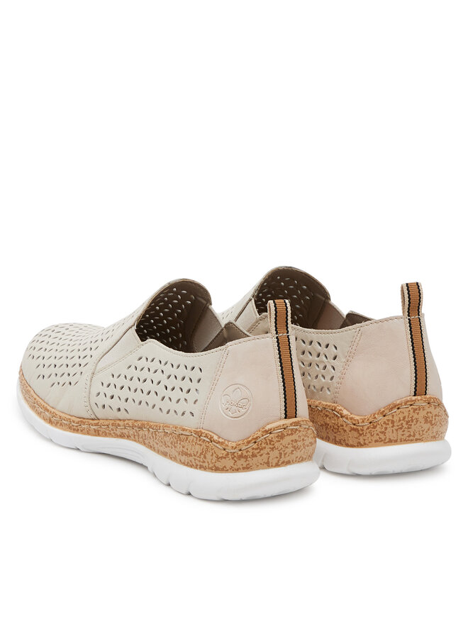 Rieker Halbschuhe Rieker N4251-60 Beige