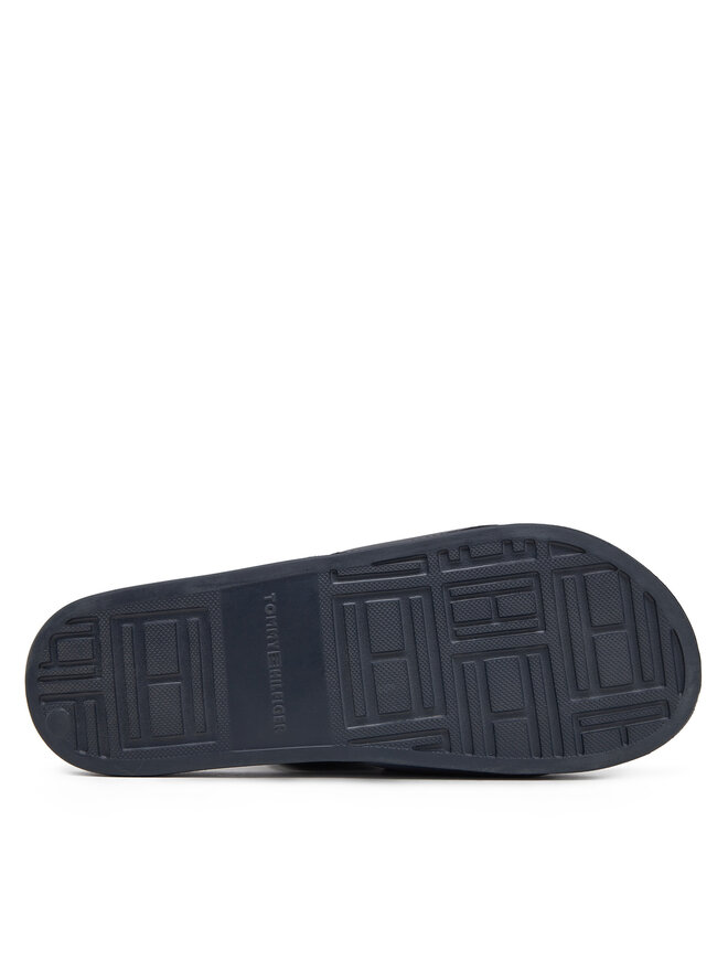 Tommy Hilfiger Šľapky Tommy Hilfiger Embroid Hilfiger 85 Pool Slide FM0FM05342 Tmavomodrá