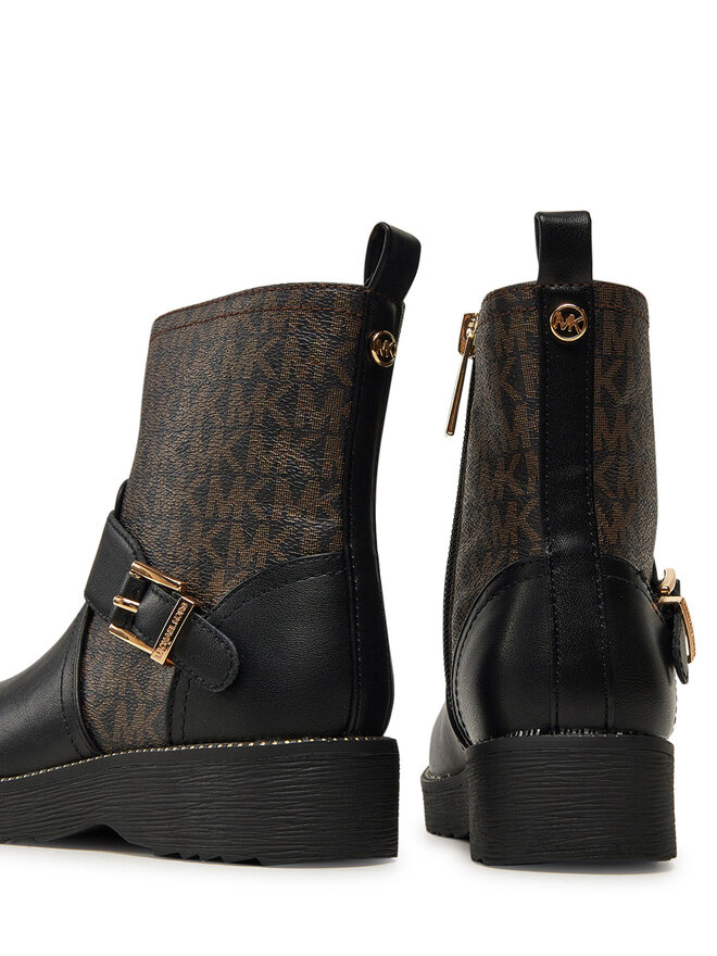 MICHAEL Michael Kors Īsie zābaki MICHAEL Michael Kors Haskell Mono MK101100 Melns