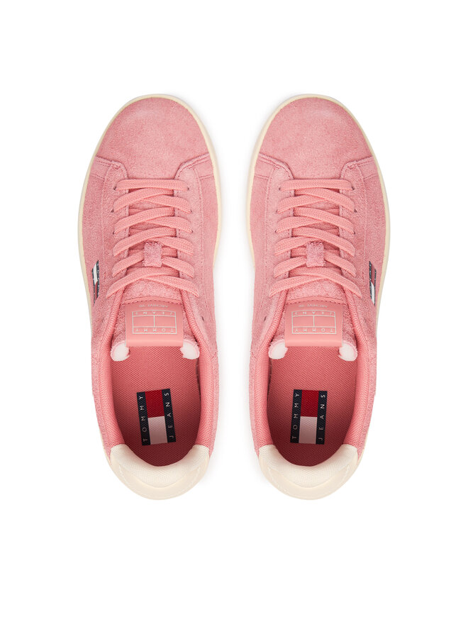Tommy Jeans Sneakers Tommy Jeans Logo Suede Archive EN02985 Rosa