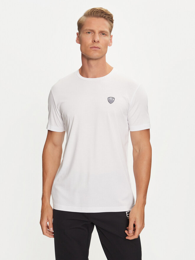 EA7 Emporio Armani EA7 Emporio Armani Camiseta 8NPT16 PJRGZ 1100 Blanco Regular Fit