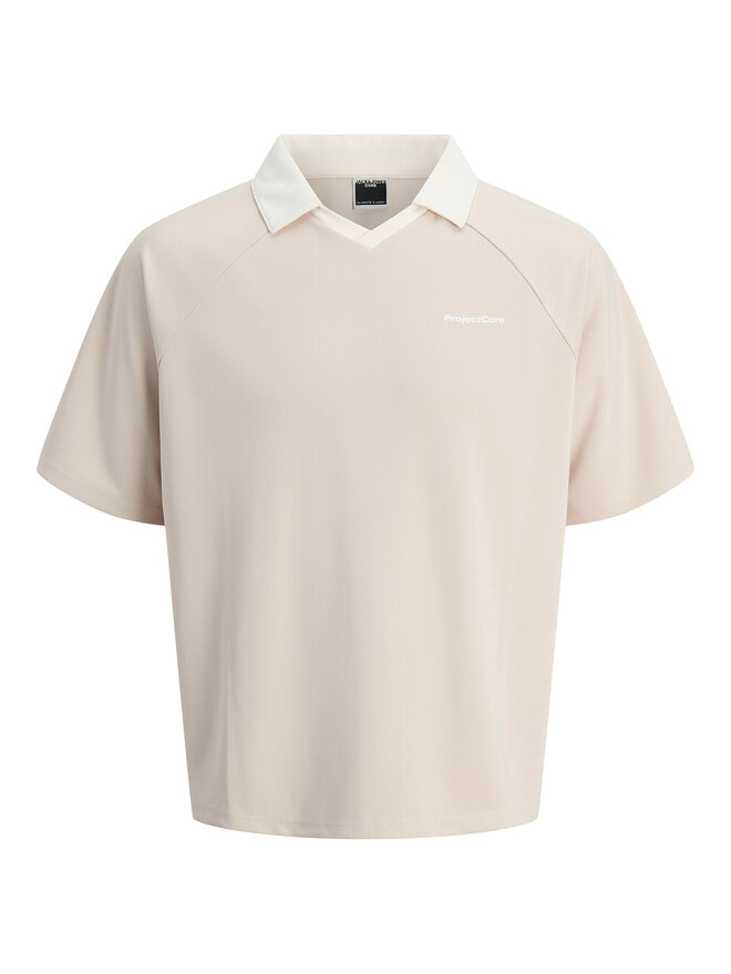 Jack&Jones Jack&Jones Polo marškinėliai Lido 12276758 Smėlio Loose Fit