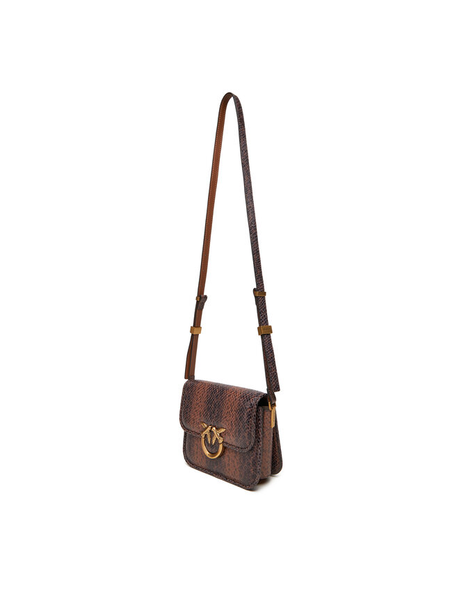 PINKO Τσάντα PINKO Love Box Bag Fl Mini PE 25 PLTT 104297 A2CH Καφέ